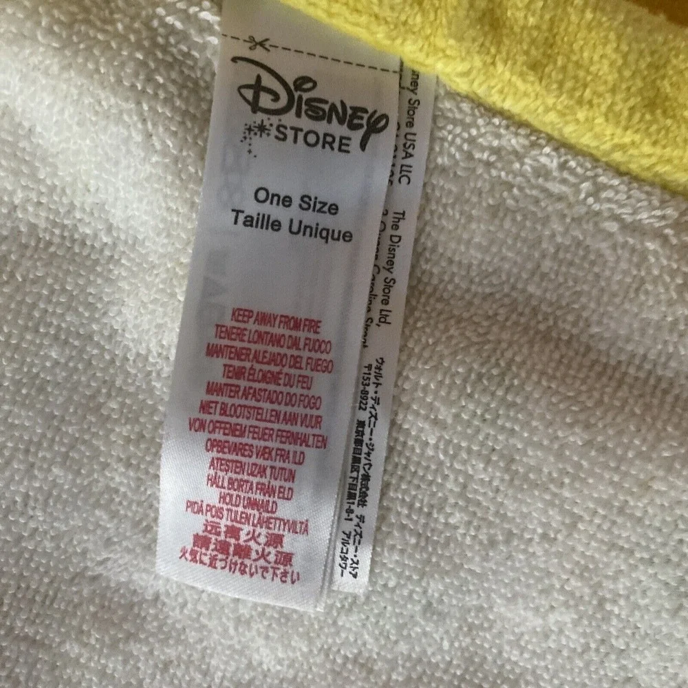 Disney‎ Beach Towel Yellow Tinker Bell Floral Daisy Peter Pan Fairy Disney Store